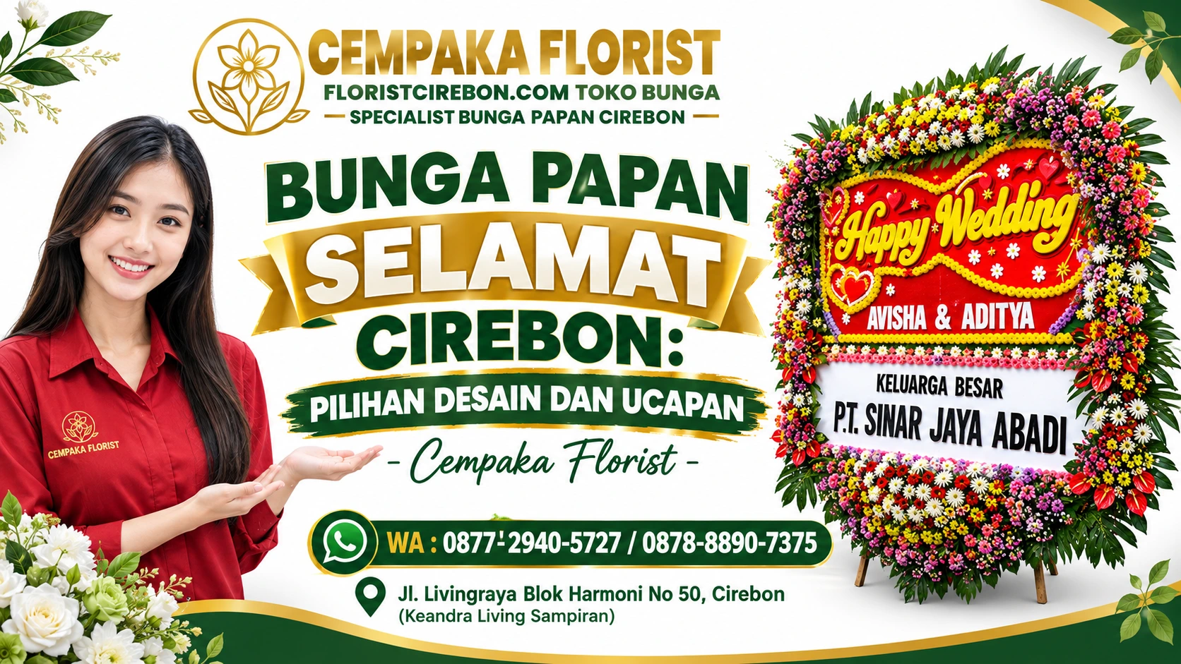 BUNGA PAPAN SELAMAT CIREBON: PILIHAN DESAIN DAN UCAPAN 2 toko-bunga-cirebon-44